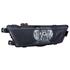Left Front Fog Lamp (Black Bezel, Takes H8 Bulb) for Skoda OCTAVIA 2013 on