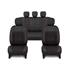 CARBON Style Seat Covers (Black/Red) For Citroen C ZERO 2010 Onwards