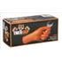 Tiger Grip Orange Nitrile Gloves   X Large   Pack of 90