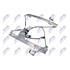 Window Regulator, Left Front Electric with electric motor (EPS CH 011S)