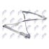 Window Regulator, Right Front Electric without electric motor (EPS CT 018)