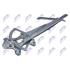 Window Regulator, Left Front Electric without electric motor (EPS TY 006)