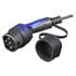 SyncEV UK 3 Pin Plug to Type 2 Granny Charging Cable 10A / 2.4kw   5m