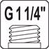 POP UP WASTE G5/4, PLASTIC