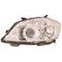 Left Headlamp (With Chrome Bezel, Halogen, Takes H11 / HB3 Bulbs, With Load Level Adjustment, Supplied Without Motor / Bulbs) for Toyota AURIS  2010 2012