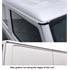 Thule SquareBar Evo Roof Bars for Volkswagen TRANSPORTER Mk IV Van, 4 door, 1990 2003, with Rain Gutters