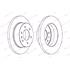 FERODO PREMIER Rear Axle Brake Discs (Pair)   Diameter: 298mm   FCR311A