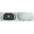 Right Wing Mirror Glass (heated) and Holder for FORD MONDEO Mk III Saloon, 2000 2003