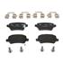 FERODO PREMIER ECO FRICTION Rear Brake Pads (Full set for Rear Axle)   FDB1521