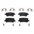 FERODO PREMIER ECO FRICTION Rear Brake Pads (Full set for Rear Axle)   FDB1918
