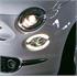 Left Daytime Running Lamp (In Bumper, LED, With High Beam, Takes H7 Bulb, Original Equipment) for Fiat 500X 2015 on