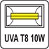 UVA TUBE T8 10W