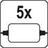 STRING LIGHT SET 5X600LM, 15,4M