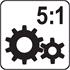 57PCS 5XSPEED GEAR RATCHET SCREWDR. SET
