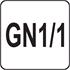 GASTRONORM CONTAINER GN SS 1/1 65