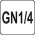 GASTRONORM CONTAINER GN SS 1/4 150