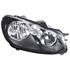 Right Headlamp (Halogen, Takes H7 / H15 Bulbs, Supplied With Motor, Original Equipment) for Volkswagen GOLF VI 2009 2012