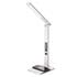Groov E Desk LED Lamp With Wireless Charging Pad & Clock   White