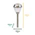 Crown Solar Stake Lights   Pack of 6
