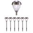 Crown Solar Stake Lights   Pack of 6