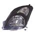 Left Headlamp (Chrome Bezel, With Load Level Adjustment) for Suzuki SWIFT III 2005 on
