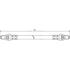 APEC Rear Left/Right Brake Hose   HOS3285