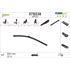 Valeo HF22 HydroConnect Wiper Blade HF22 Front RHD 22