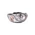 Left Headlamp (Halogen, Silver Bezel, Takes H4 Bulb, Supplied With Motor) for Hyundai i10 2011 2014