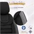 Premium Suede Leather Car Seat Covers ICONIC LINE   Black Grey For Volkswagen PASSAT Estate 2005 2011