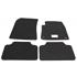 Tailored Car Floor Mats in Black for Peugeot 407 Coupe  2005 2010   No Clip Version
