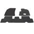 Tailored Car Floor Mats in Black for Citroen C4 Picasso 2013 Onwards