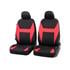 Walser Caledon Front Car Seat Covers   Black & Red For Renault CLIO Mk II 1998 2005