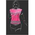Runnin Vest w Reflector Pink Size S M