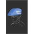 Reflective Helmet Cover Blue