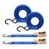 Ratchet Tie Down with S Hooks   3.5m   Pack of 2