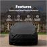 Water Resistant Breathable Full Car Cover   4x4/SUV   Size 523cm (L) x 190cm (W) x 150cm (H)