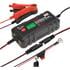 Streetwize 4Amp 6/12V Smart Battery Charger with Clamps & O Ring