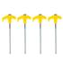 Screw in Threaded Heavy Duty Tent Pegs 7.4x185mm   Pack of 20
