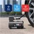Tyre Inflator   12V   Compact Compressor with Gauge   0 250 PSI