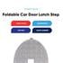 Foldable Aluminium Car Door Latch Step with Safety Hammer