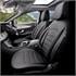 Premium Leather Car Seat Covers INSPIRE SERIES   Black For Kia PICANTO 2017 Onwards