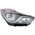 Right Headlamp (Halogen, Takes H7/H7 Bulbs, Supplied With Motor) for Hyundai ix20 2011 on