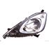 Left Headlamp (Halogen, Takes H4 Bulb, Manual / Electric Adjustment, Supplied Without Motor) for Honda JAZZ 2008 2011