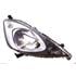 Right Headlamp (Halogen, Takes H4 Bulb, Manual / Electric Adjustment, Supplied Without Motor) for Honda JAZZ 2008 2011