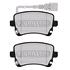 JURATEK Rear Brake Pads (Full set for Rear Axle)