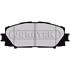 JURATEK Front Brake Pads (Full set for Front Axle)