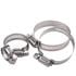 Firstline Stainless Steel Clamps 56mm   Pack of 10