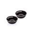 Enamel Bowls   2 Piece   Black