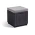 Keter Cube Seat and Storage Box   Grey
