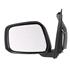 Left Wing Mirror (electric, indicator, black cover) for Nissan NAVARA Flatbed / Chassis, 2008 2014